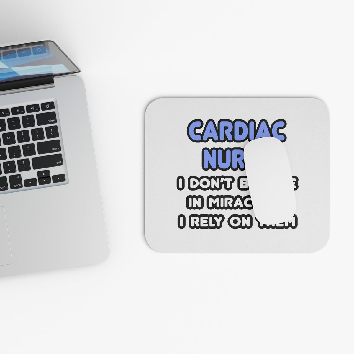Miracles and Cardiac Nurses - Mouse Pad (Rectangle)