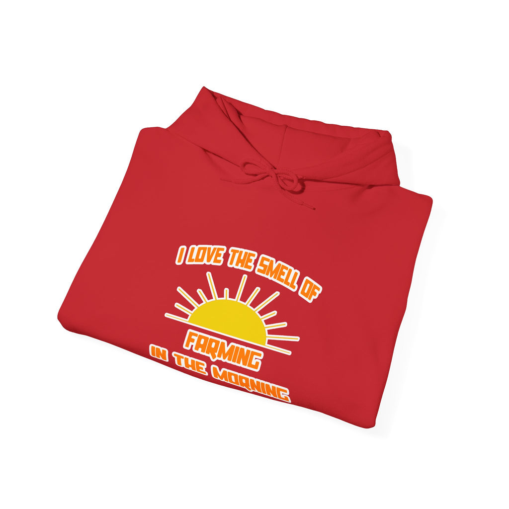 Smell of Farming in the Morning - Unisex Heavy Blend™ Hooded Sweatshirt