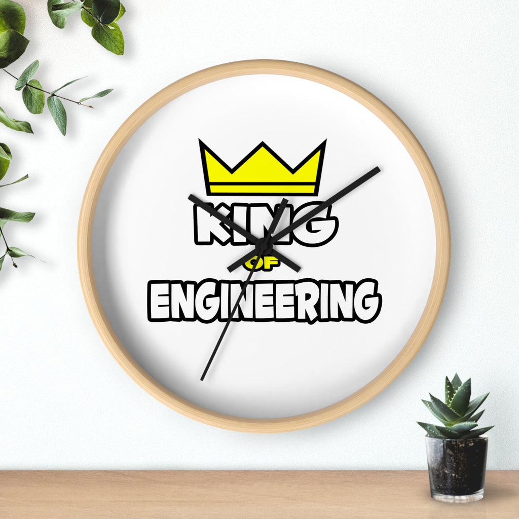 King of Engineering - Wall Clock