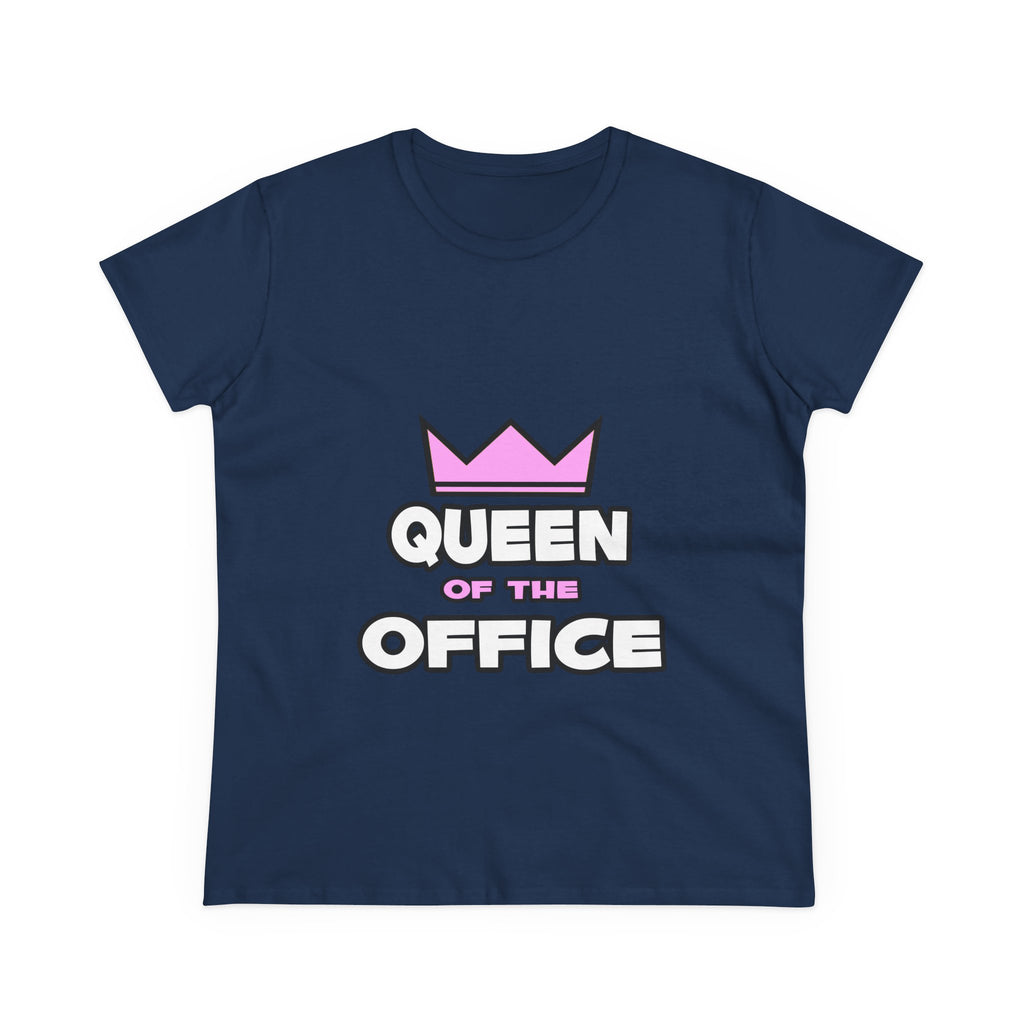 Queen of the Office - Women's Midweight Cotton Tee