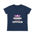 Queen of the Office - Women's Midweight Cotton Tee