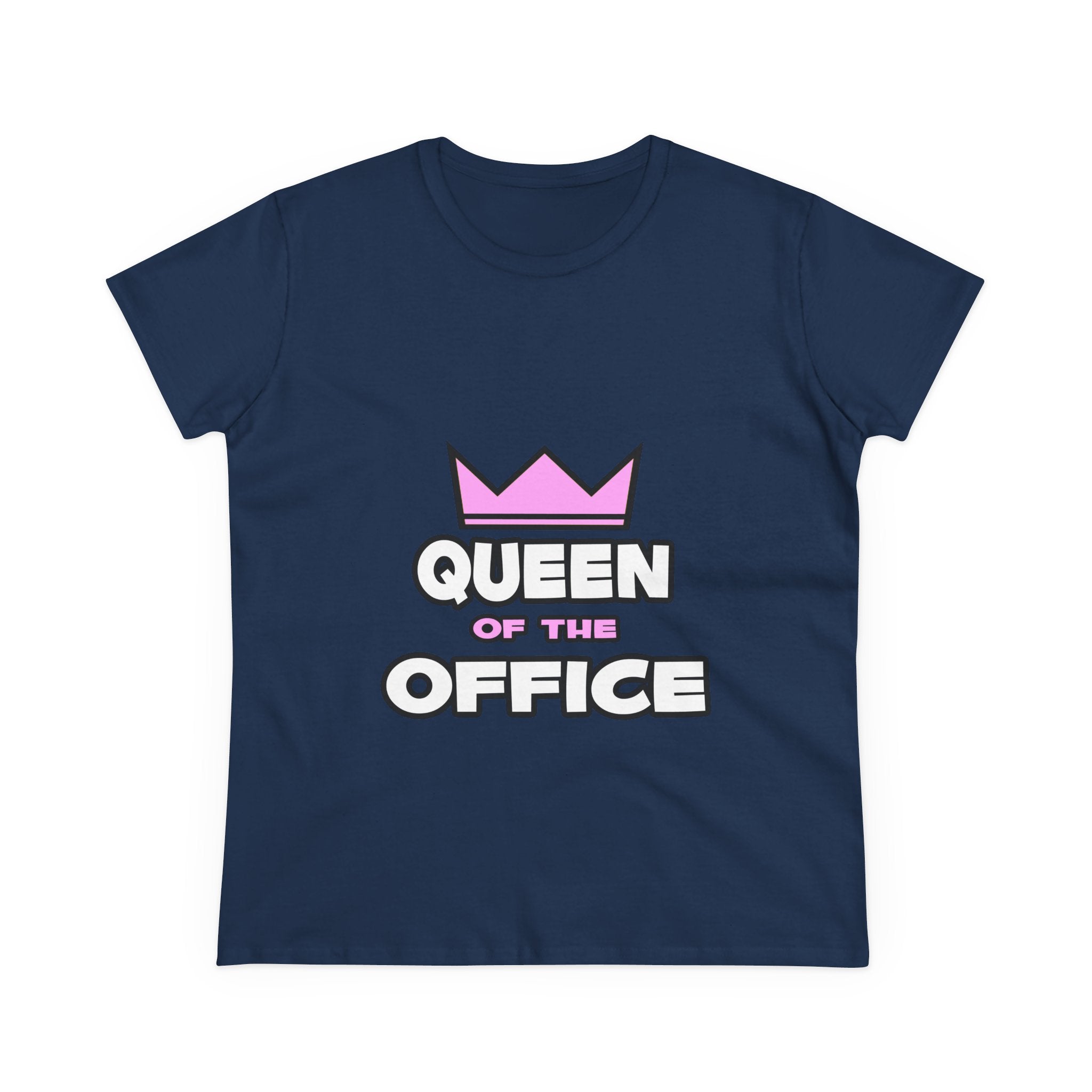 Queen of the Office - Women's Midweight Cotton Tee