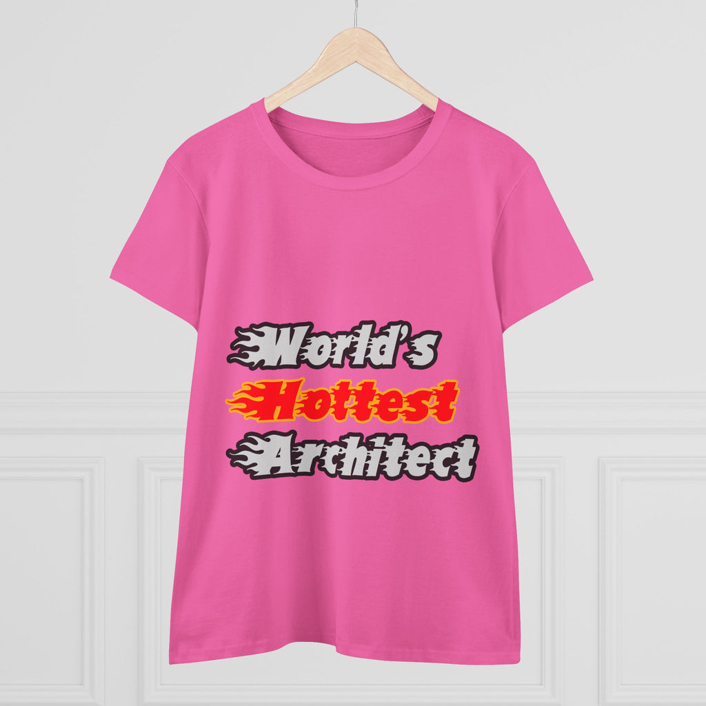 World's Hottest Architect - Women's Midweight Cotton Tee
