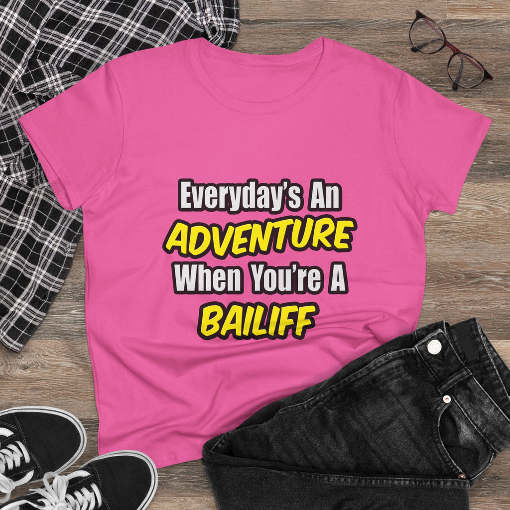Everyday's An Adventure .. Bailiff - Women's Midweight Cotton Tee
