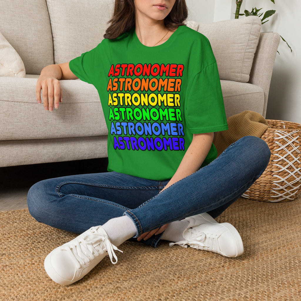 Rainbow Astronomer - Unisex Softstyle T-Shirt