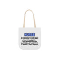 Nurse Miracle-Driven Canvas Tote Bag – Funny Nursing Gift, ‘I Don’t Believe in Miracles… I Rely on Them’