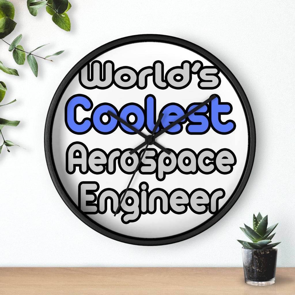 World's Coolest Aerospace Engineer - Wall Clock