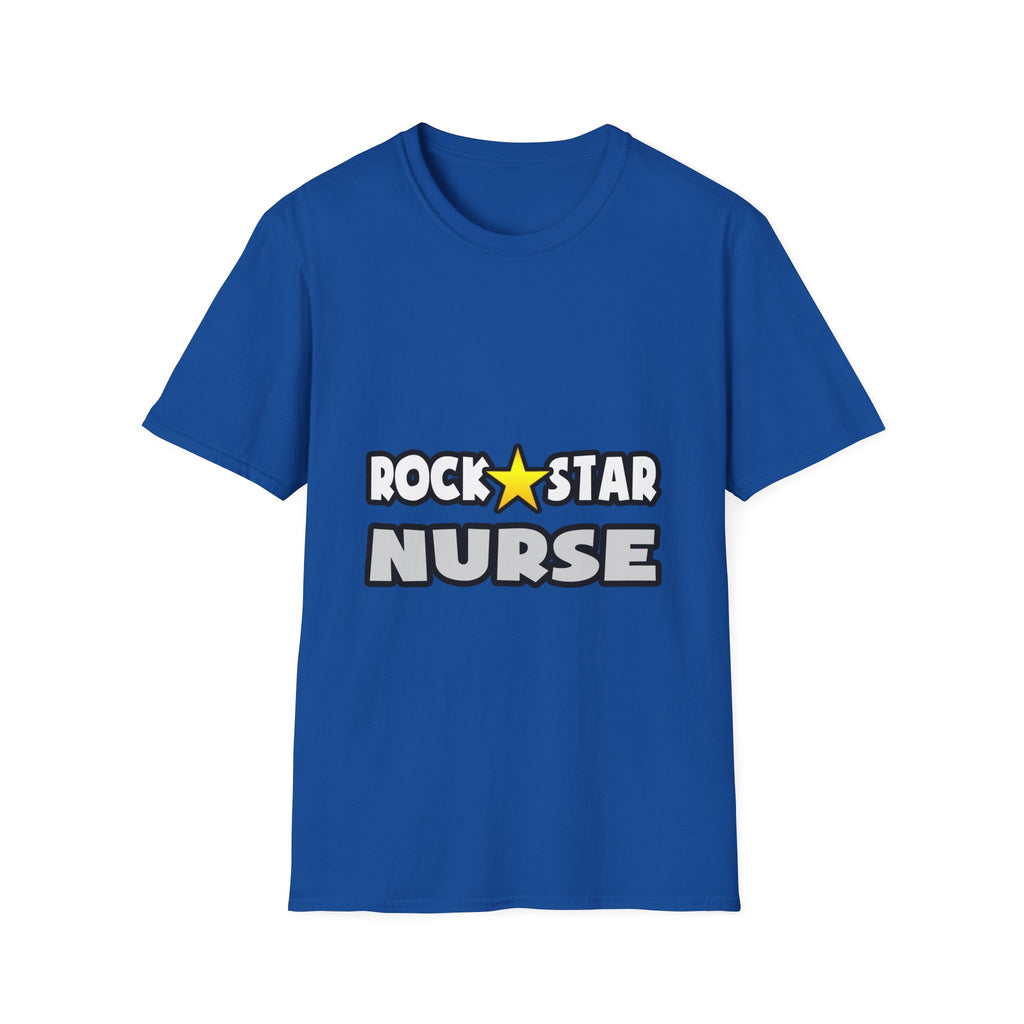 Rock Star Nurse (2) - Unisex Softstyle T-Shirt