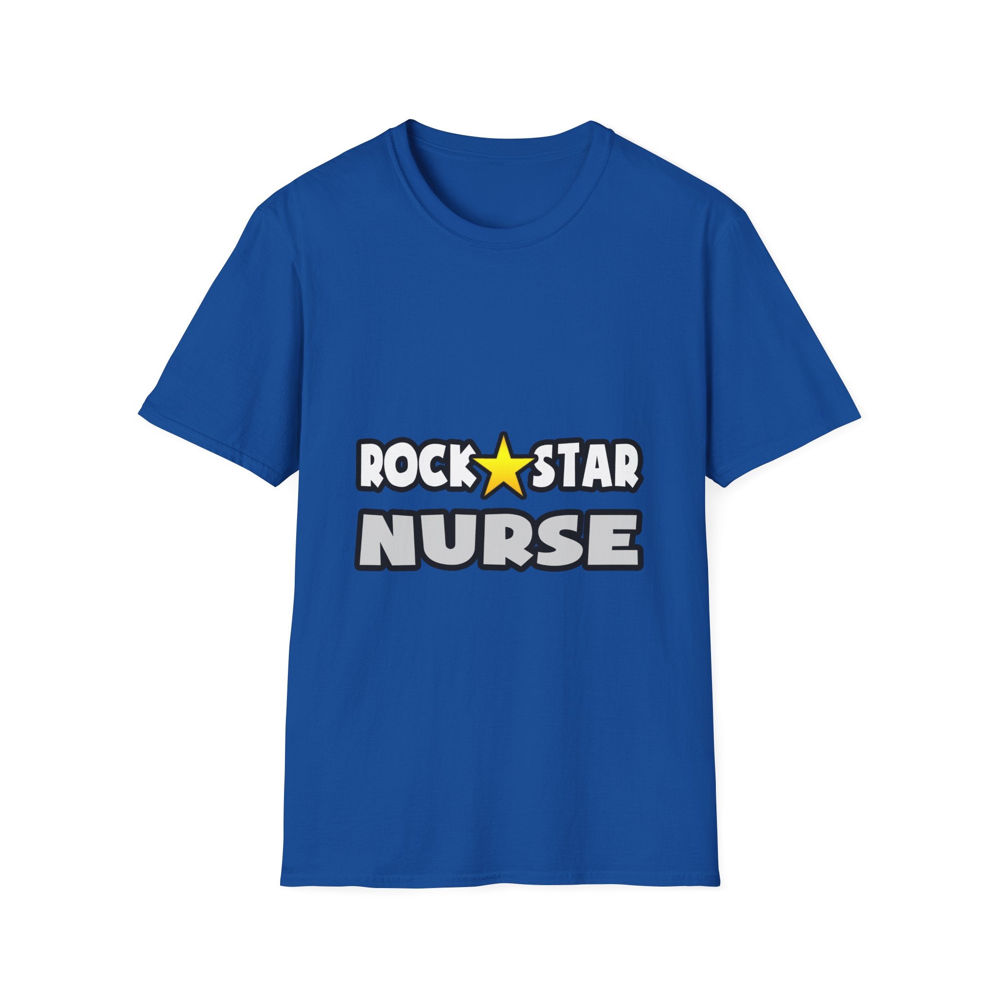 Rock Star Nurse (2) - Unisex Softstyle T-Shirt