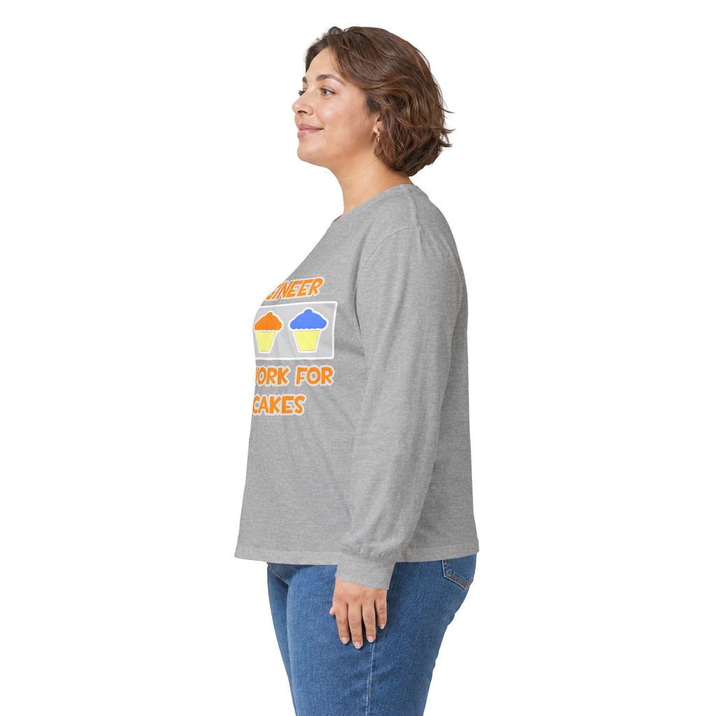 Engineer ... Will Work For Cupcakes - Unisex Ultra Cotton Long Sleeve Tee