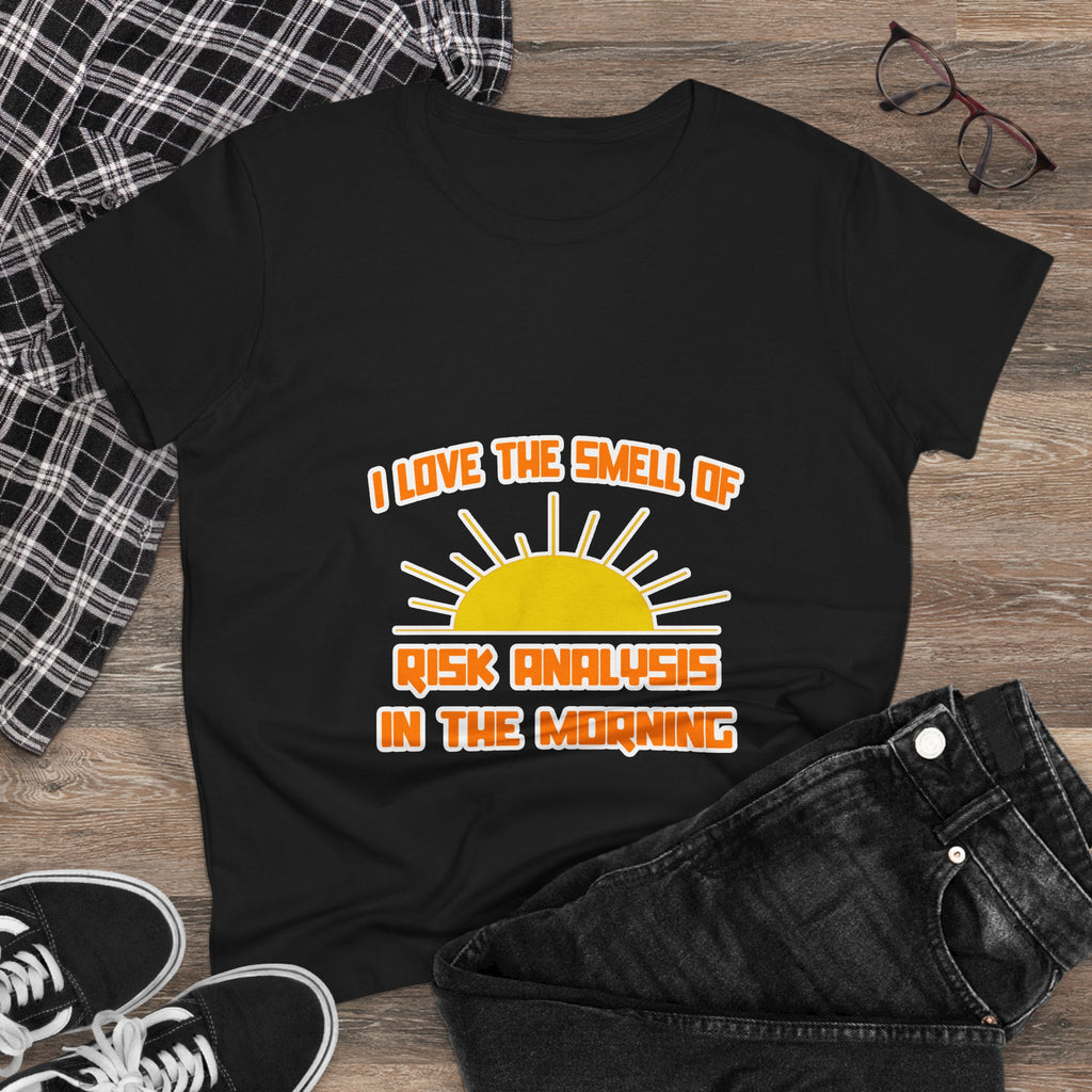 Smell of Risk Analysis in the Morning - Women's Midweight Cotton Tee