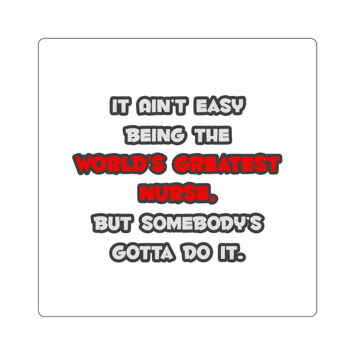 World's Greatest Nurse Joke - Square Stickers