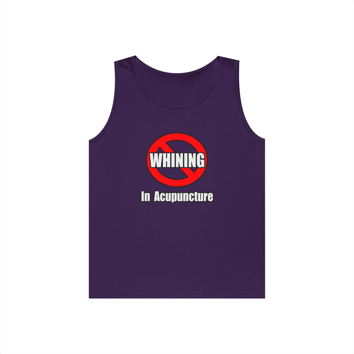 No Whining In Acupuncture - Unisex Heavy Cotton Tank Top