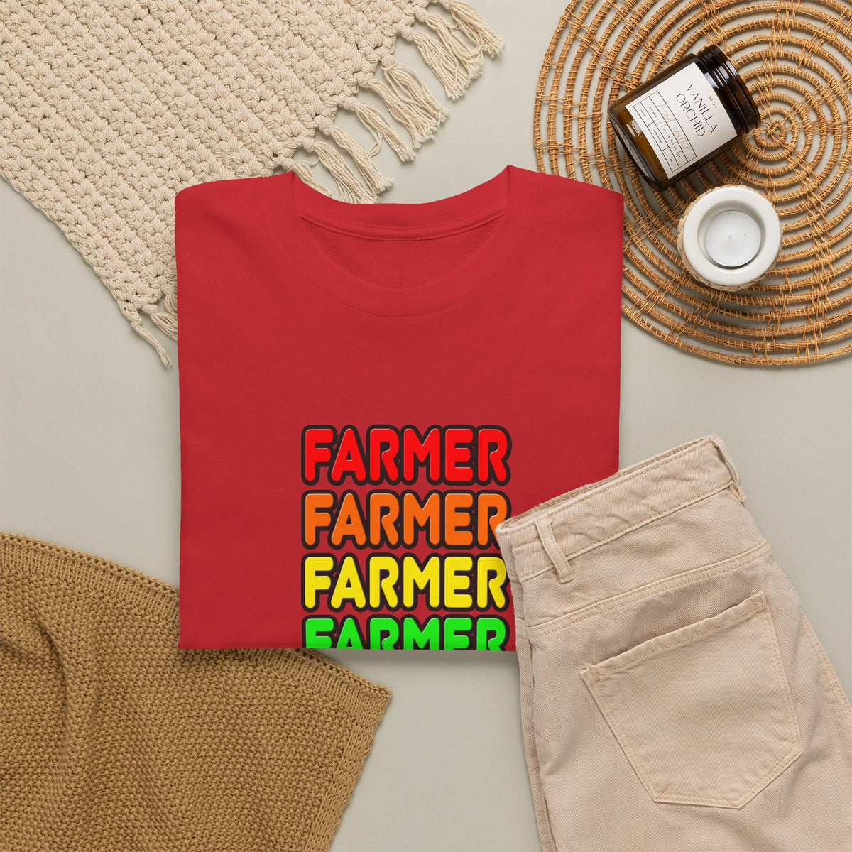 Rainbow Farmer - Unisex Heavy Cotton Tee