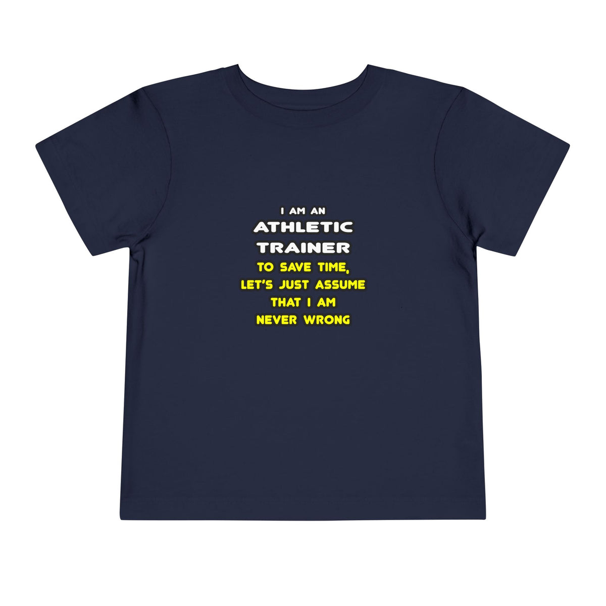 Funny Athletic Trainer T Shirts - Toddler Short Sleeve Tee