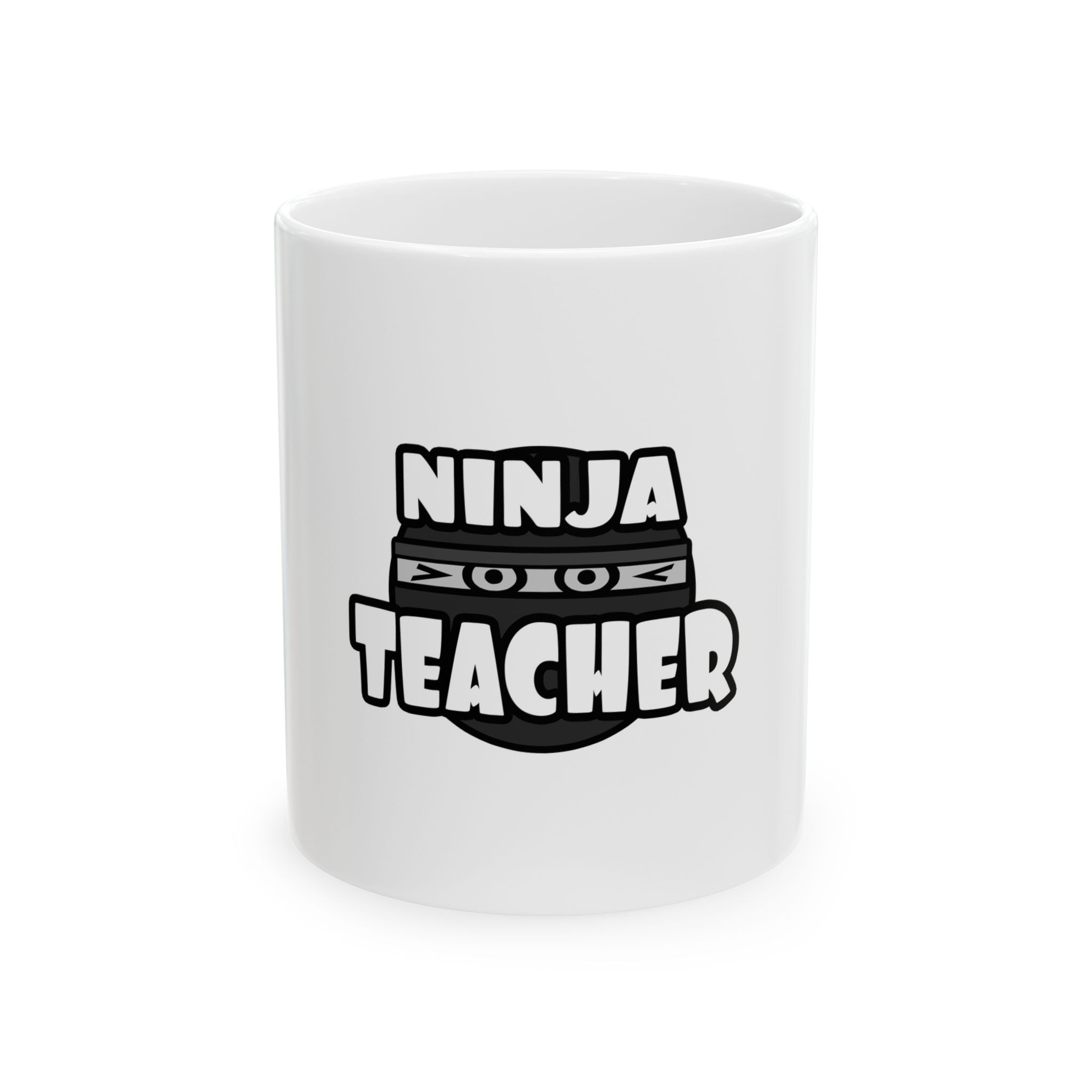 Ninja Teacher - Ceramic Mug, (11oz, 15oz)