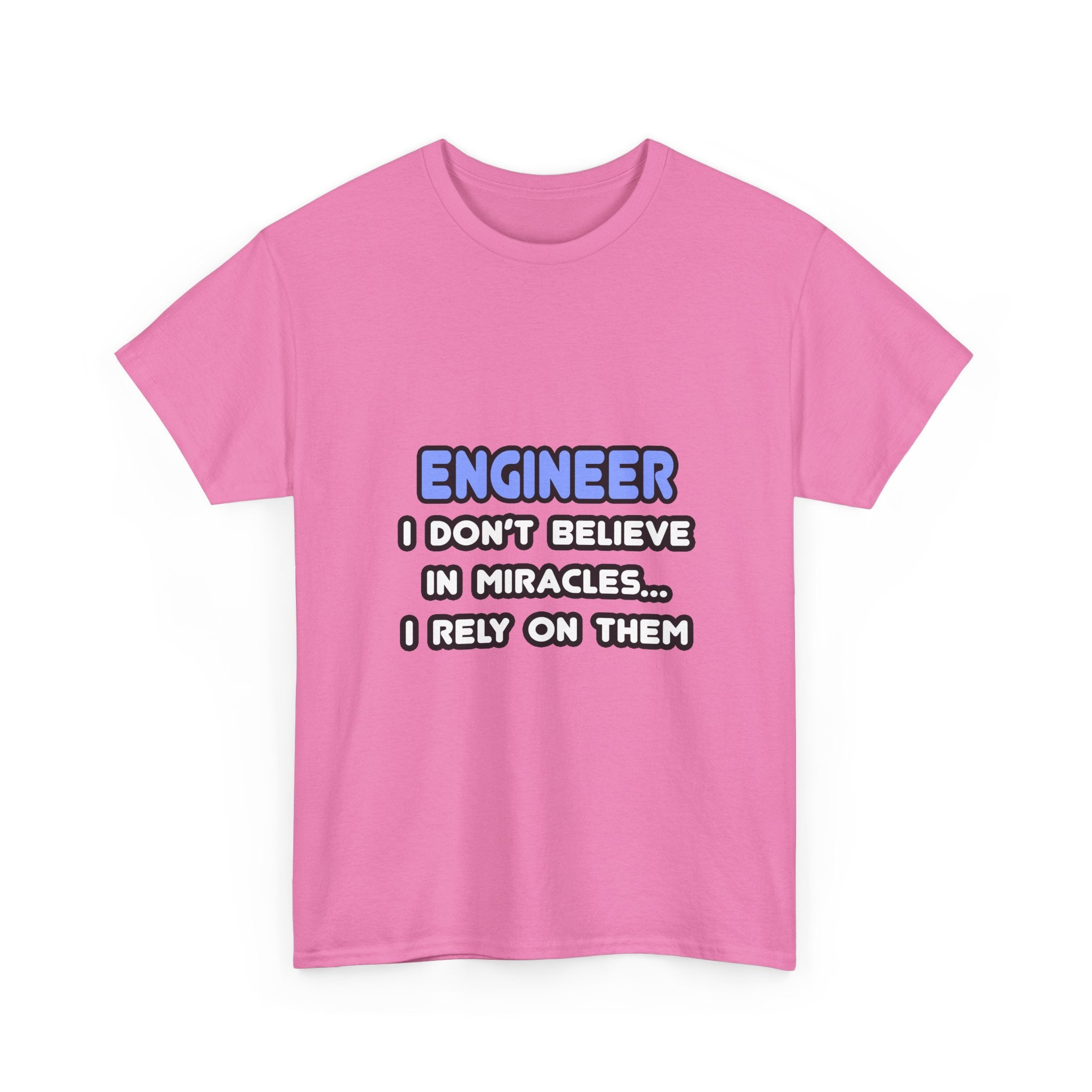 Miracles and Engineers - Unisex Heavy Cotton Tee