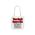 You Can't Scare Me...Nurse - Canvas Tote Bag, 5-Color Straps