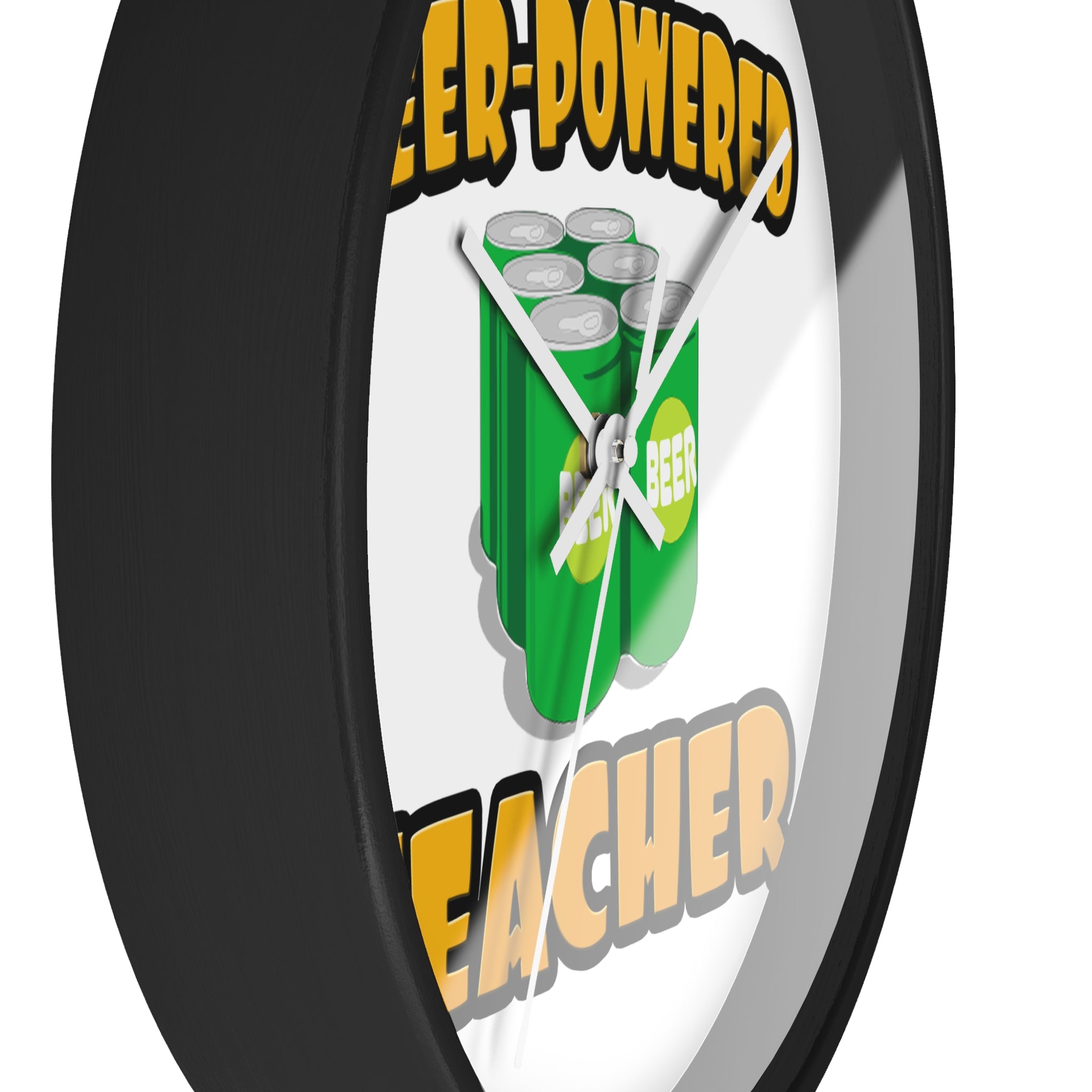 Beer Powered Teacher - Wall Clock
