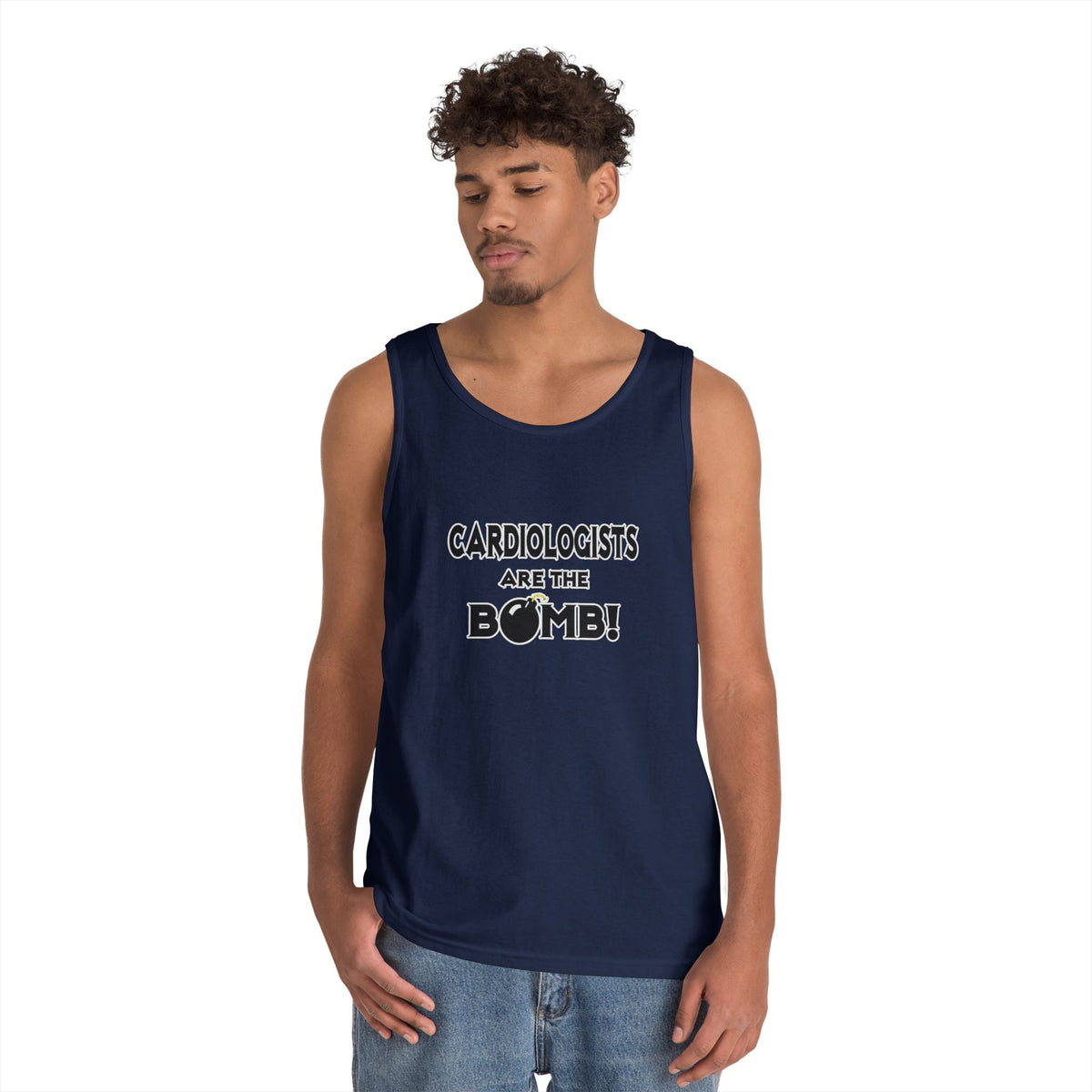 Cardiologists Are The Bomb! - Unisex Heavy Cotton Tank Top