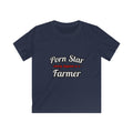 Porn Star...Farmer - Kids Softstyle Tee