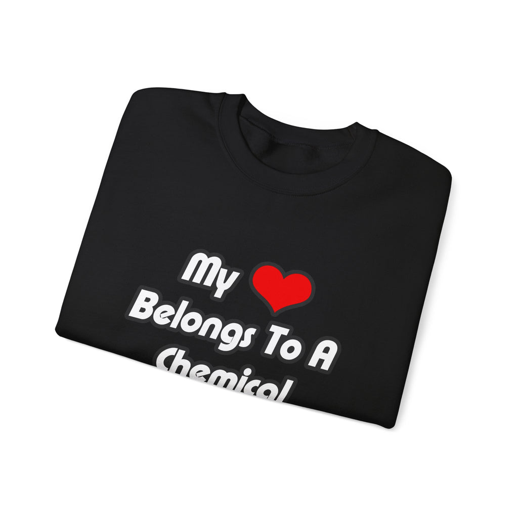 My Heart Belongs To A Chemical Engineer - Unisex Heavy Blend™ Crewneck Sweatshirt