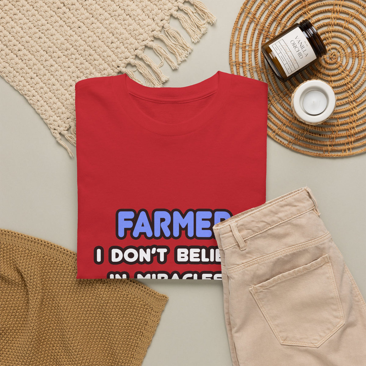 Miracles and Farmers - Unisex Heavy Cotton Tee