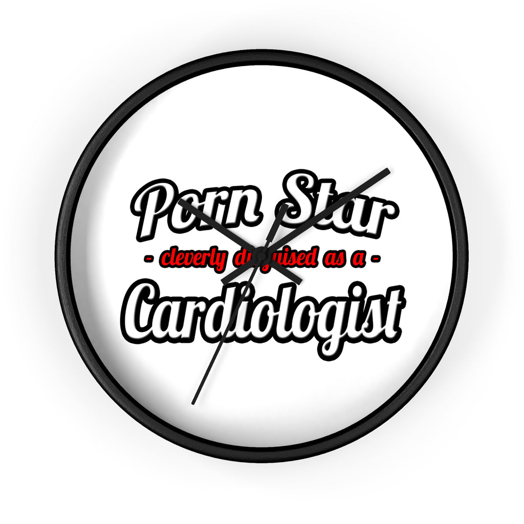 Porn Star...Cardiologist (2) - Wall Clock