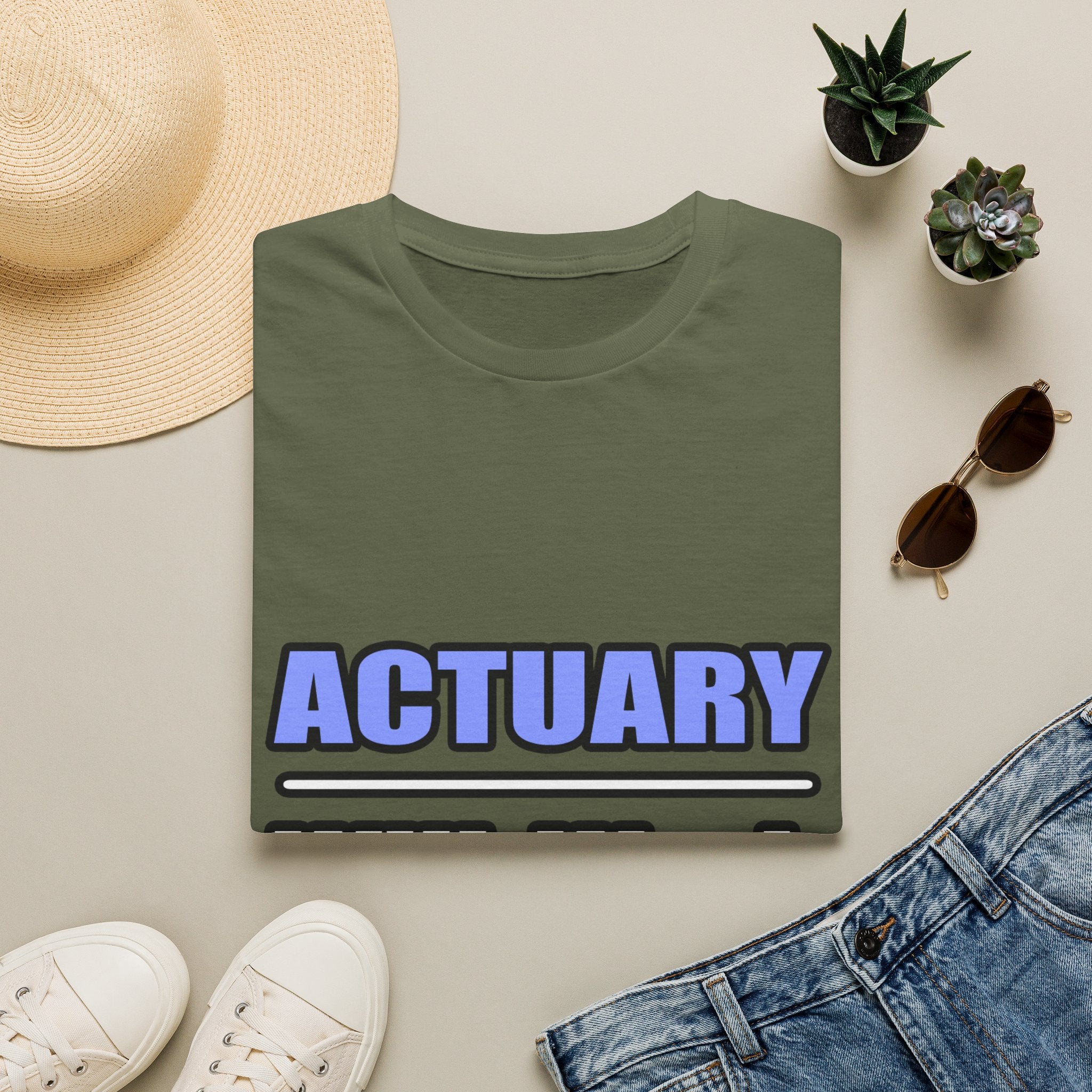 Actuary...Will Work For Beer - Unisex Softstyle T-Shirt