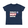 World's Best Doctor - Women's Midweight Cotton Tee