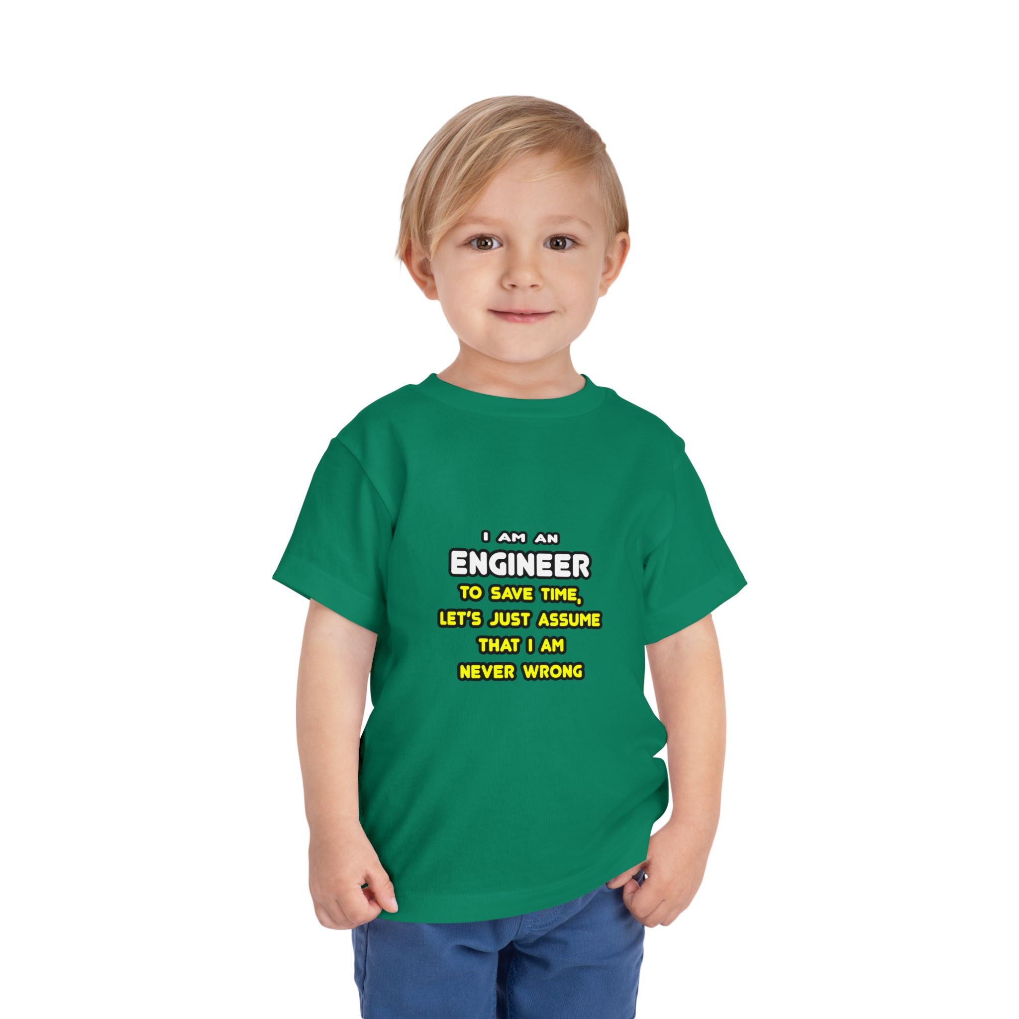 Funny Engineer T Shirts and Gifts - Toddler Short Sleeve Tee