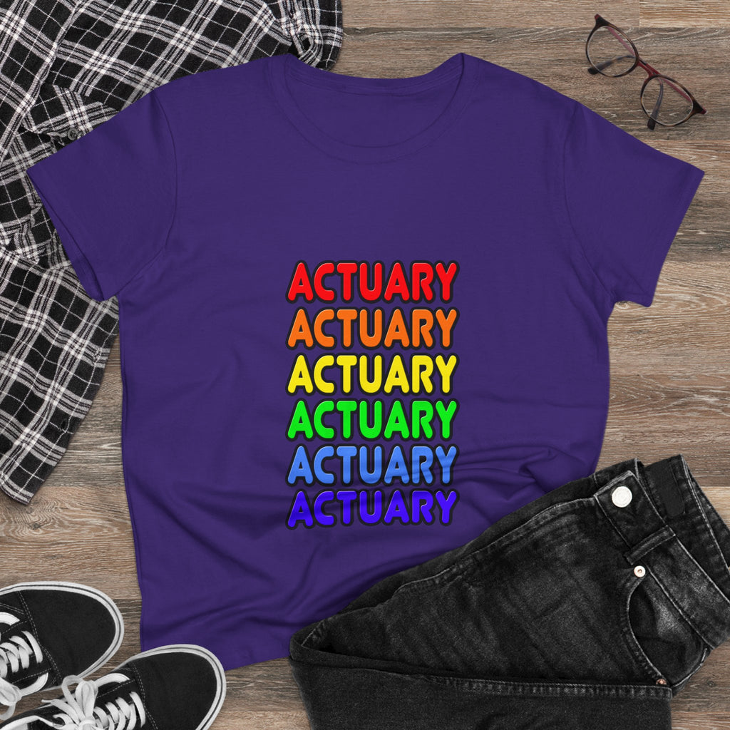 Rainbow Actuary - Women's Midweight Cotton Tee