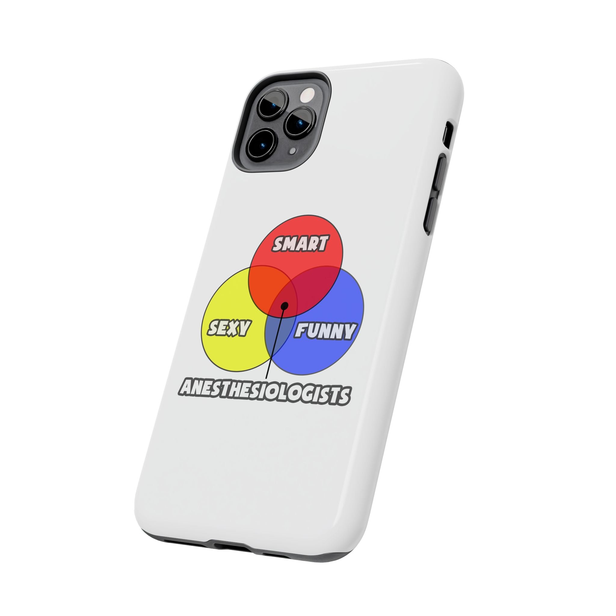 Venn Diagram .. Anesthesiologists - Tough Phone Cases