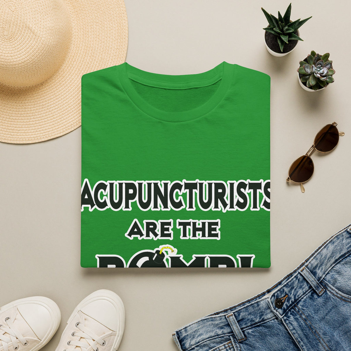 Acupuncturists Are The Bomb! - Unisex Softstyle T-Shirt