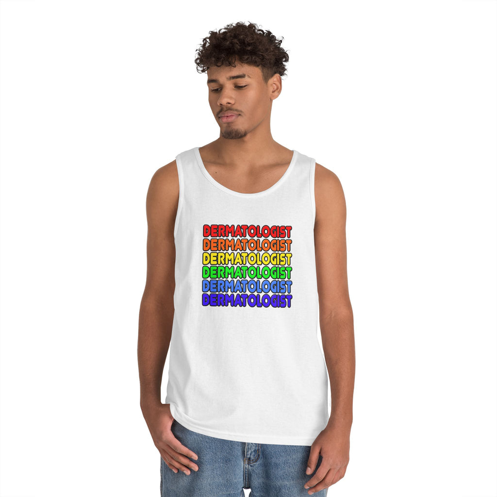 Rainbow Dermatologist - Unisex Heavy Cotton Tank Top