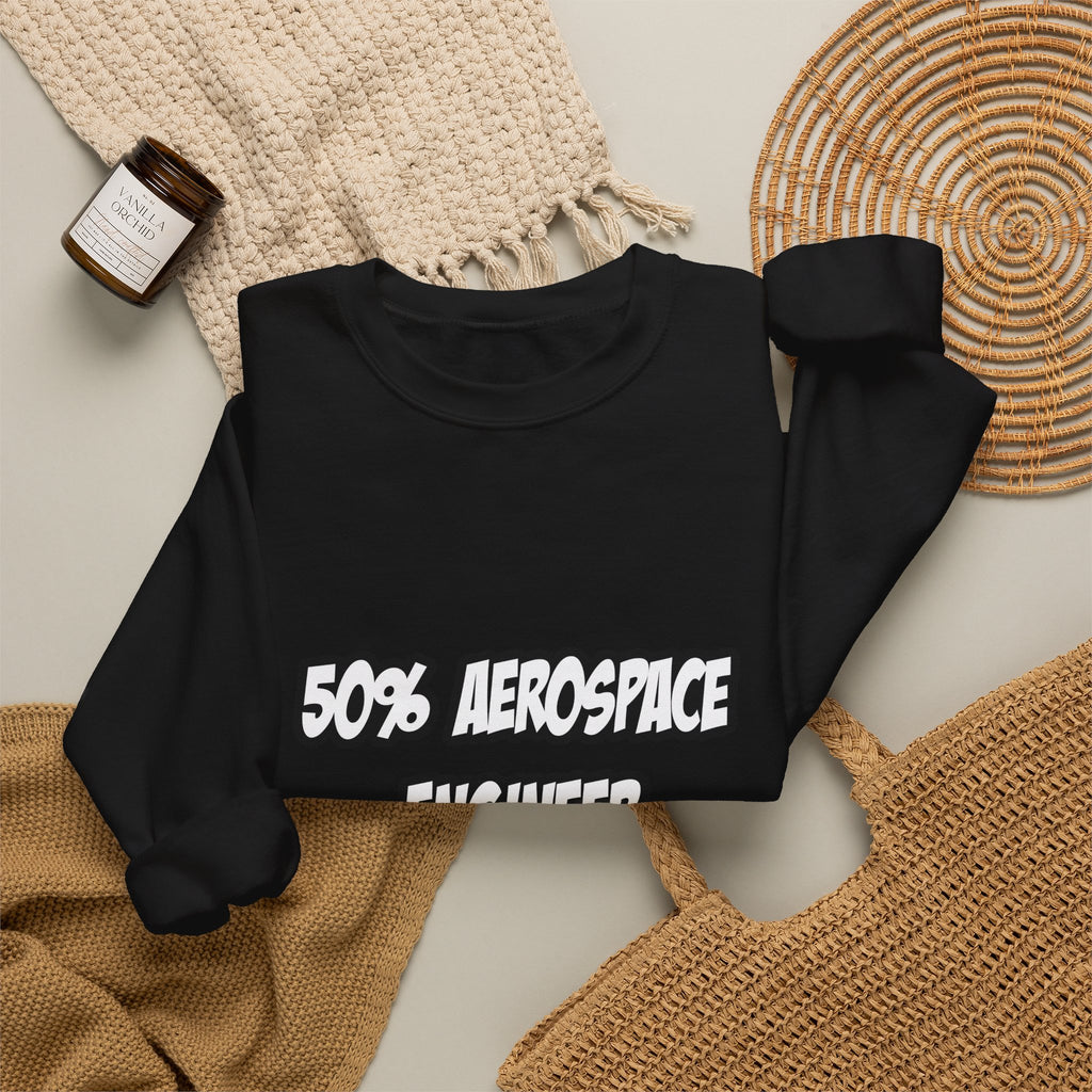 Half Aerospace Engineer...Half Superhero - Unisex Heavy Blend™ Crewneck Sweatshirt