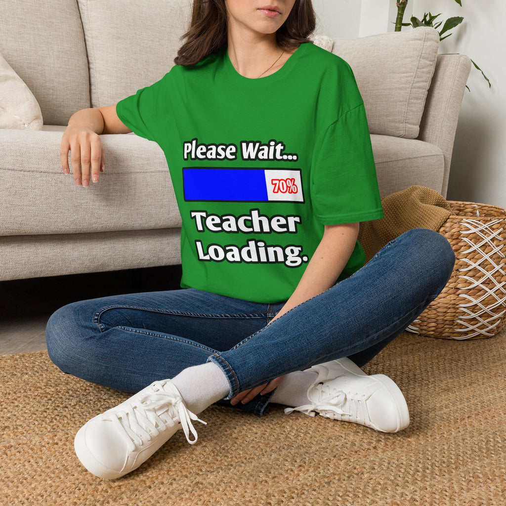Please Wait...Teacher Loading - Unisex Softstyle T-Shirt