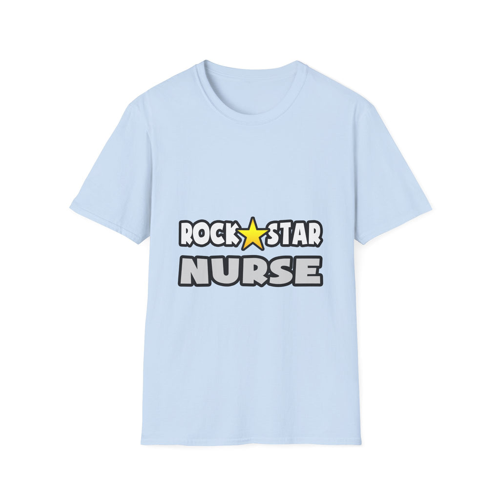 Rock Star Nurse (2) - Unisex Softstyle T-Shirt