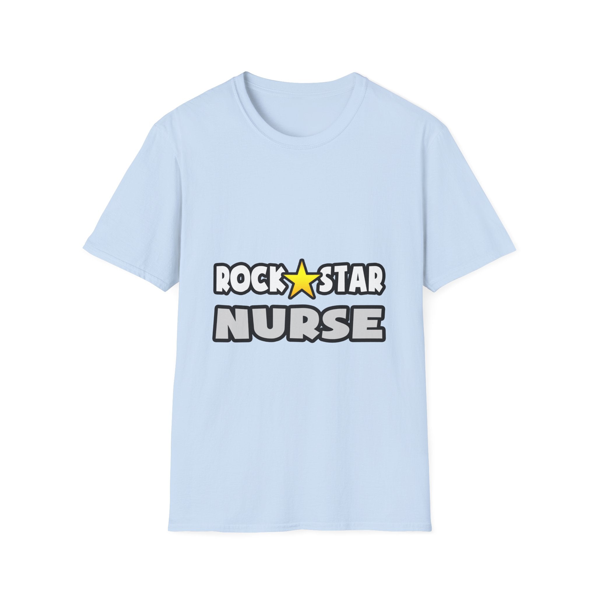 Rock Star Nurse (2) - Unisex Softstyle T-Shirt