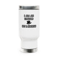 I Am A Editor ... Not A Magician - Stainless Steel Travel Mug with Handle, 14oz