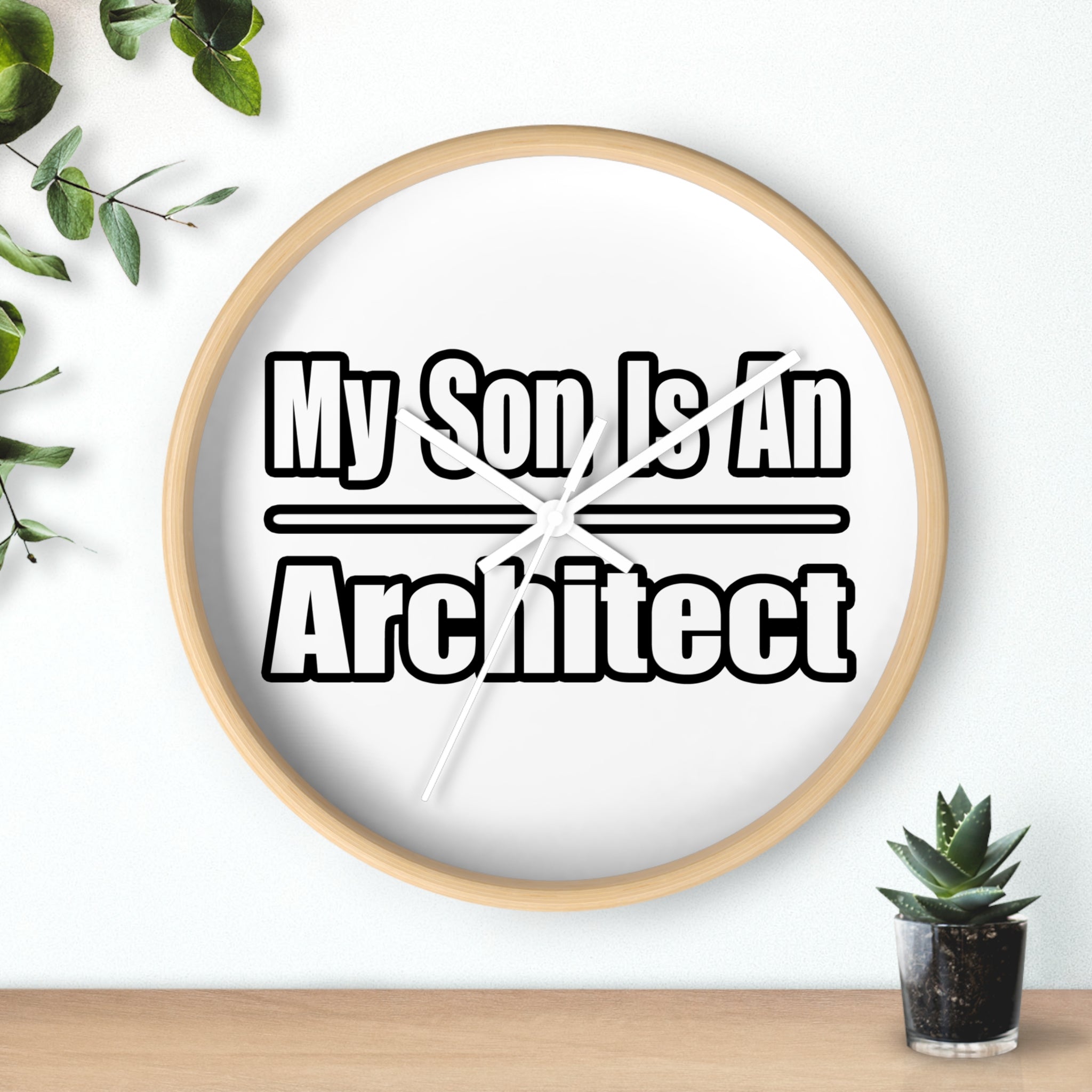 My Son Is An Architect - Wall Clock