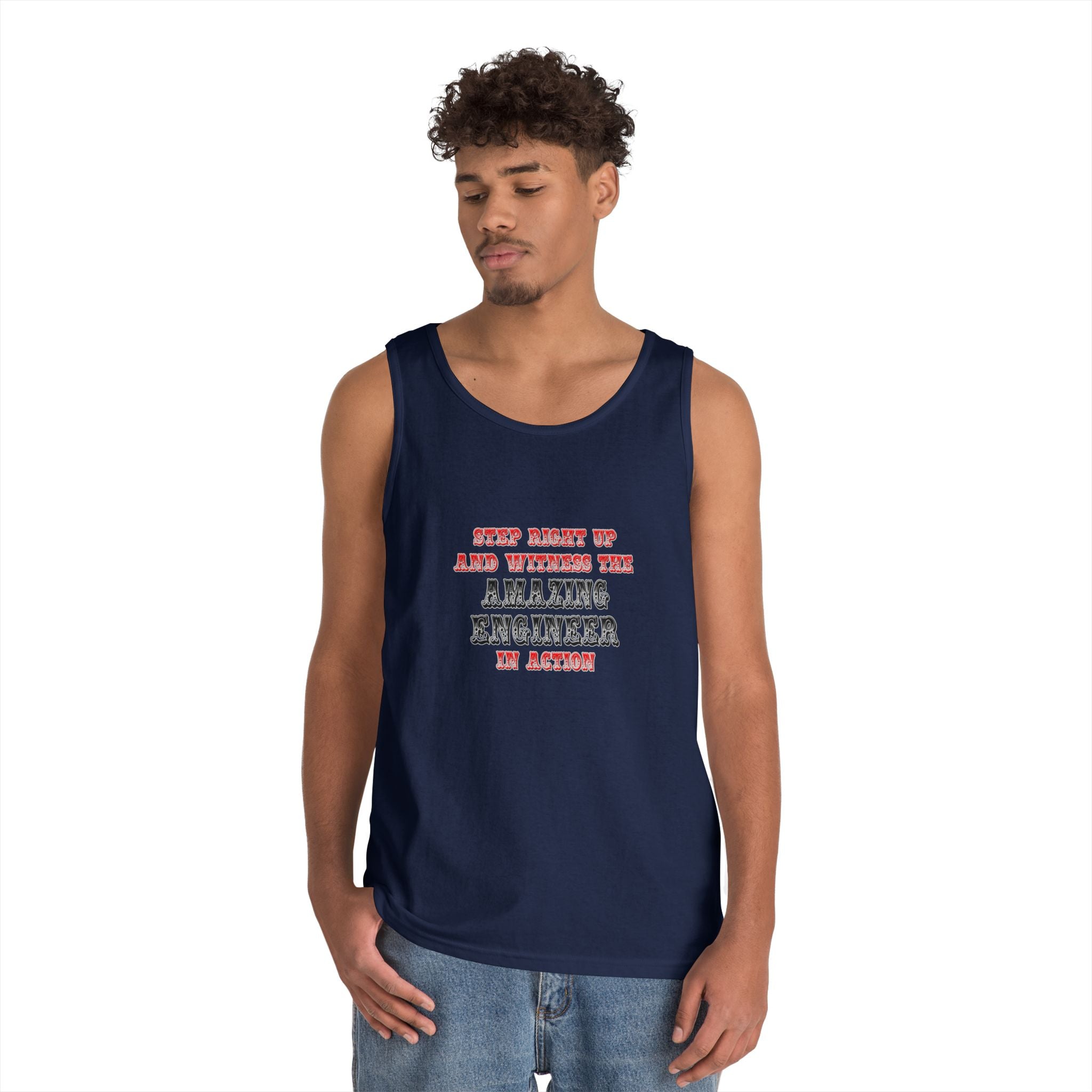 Amazing Engineer In Action - Unisex Heavy Cotton Tank Top