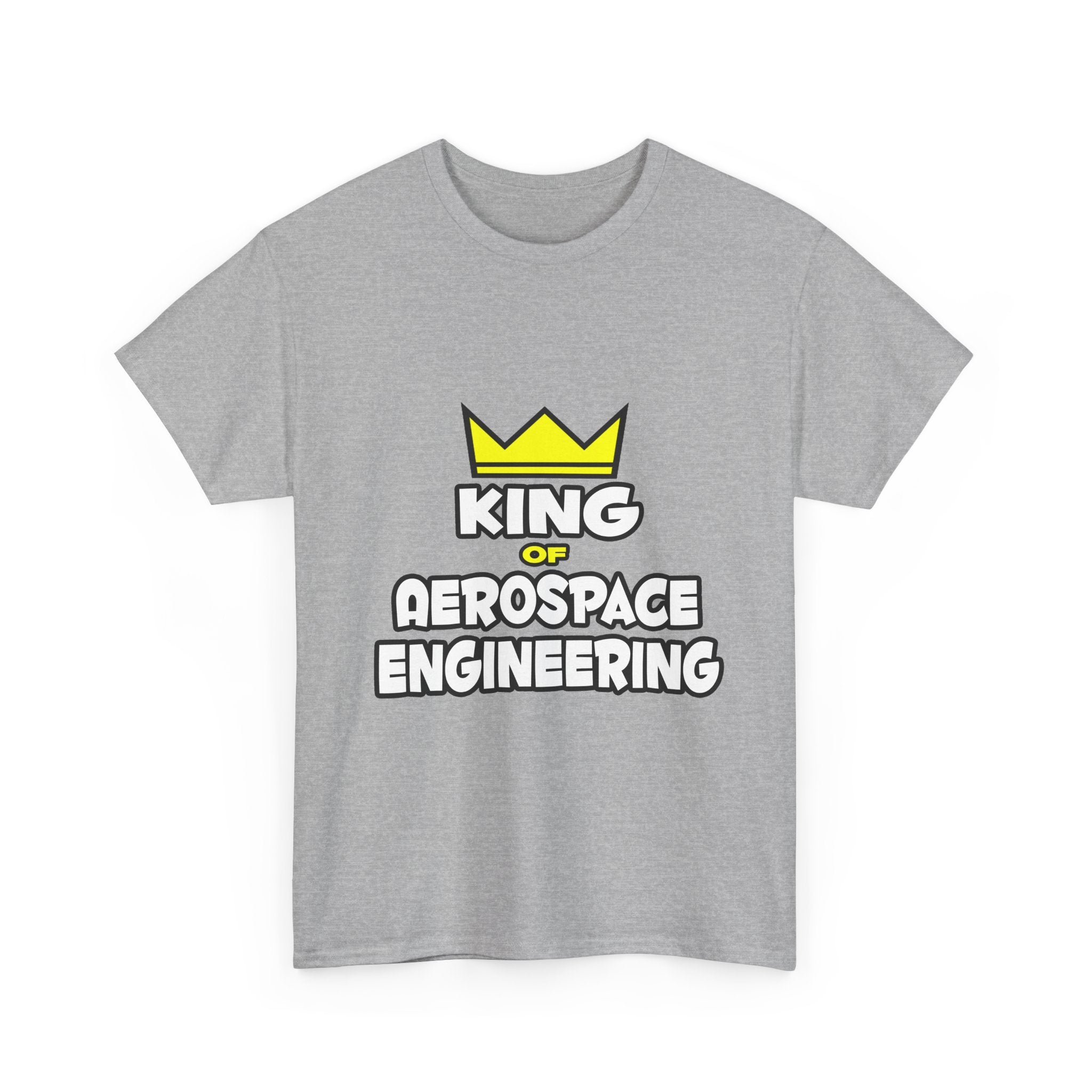 King of Aerospace Engineering - Unisex Heavy Cotton Tee