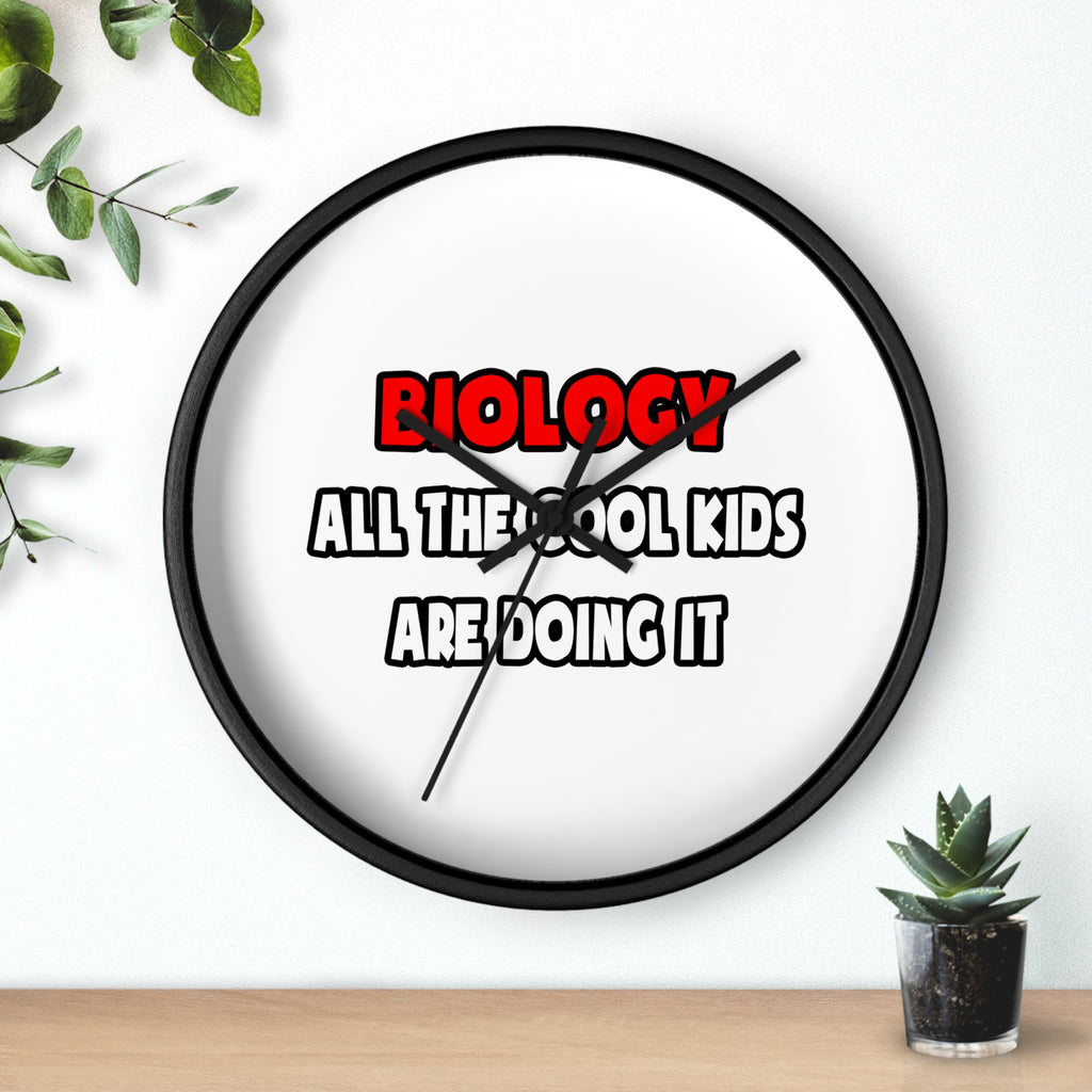 Funny Biologist Shirts and Gifts - Wall Clock