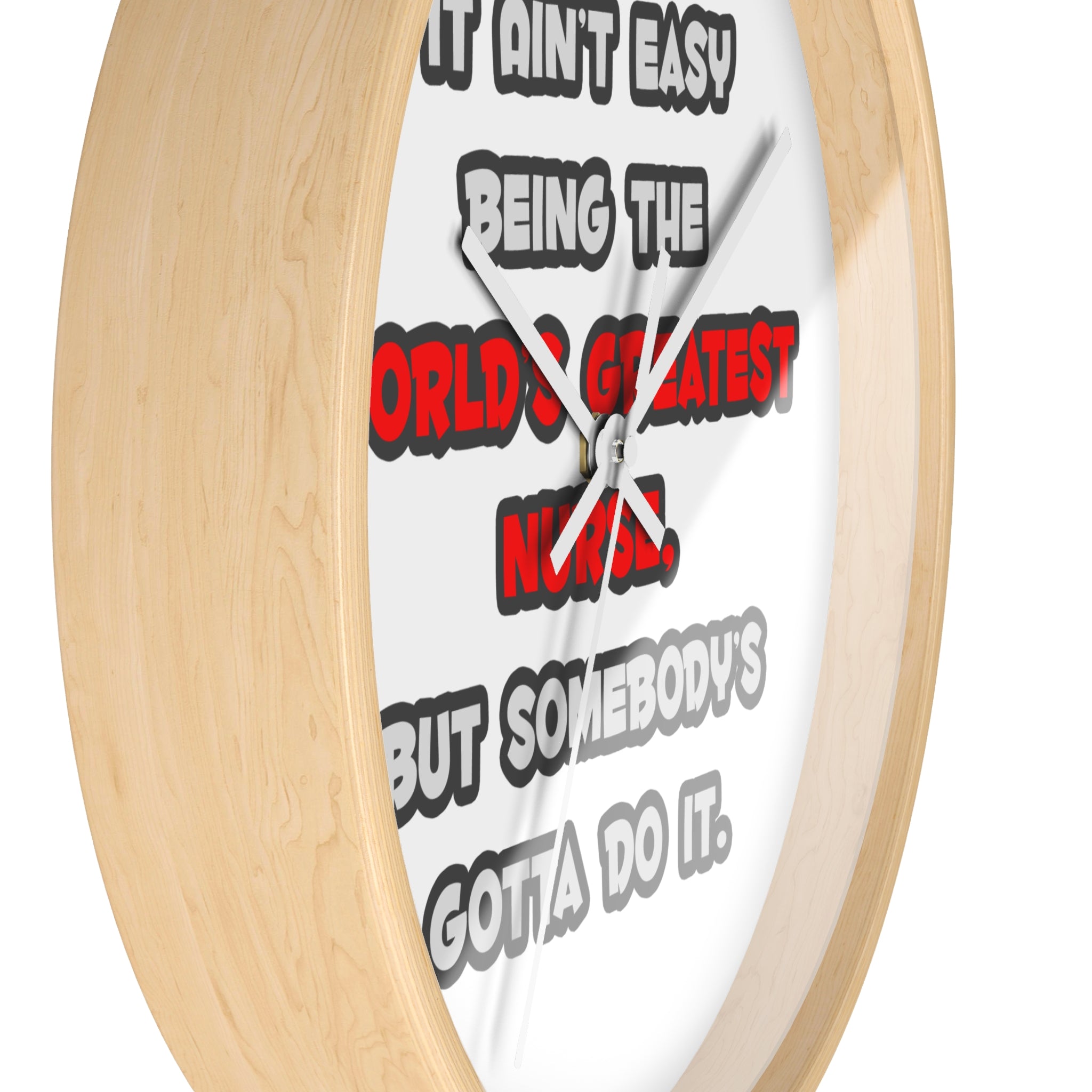 World's Greatest Nurse Joke - Wall Clock