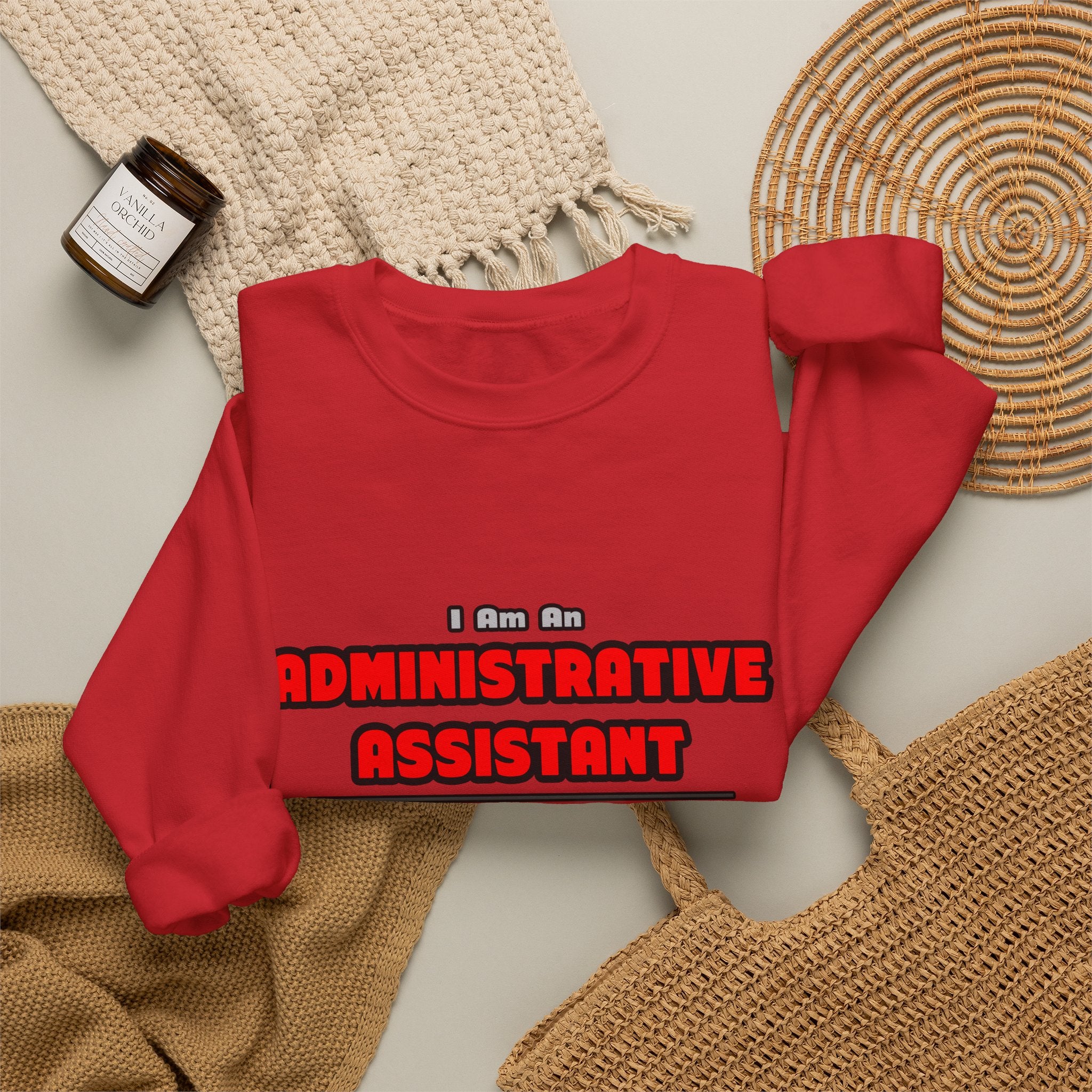 Administrative Assistant...Work My Magic - Unisex Heavy Blend™ Crewneck Sweatshirt
