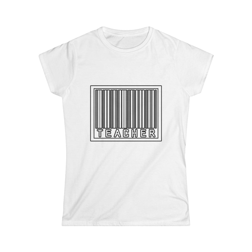 Barcode Teacher - Women's Softstyle Tee