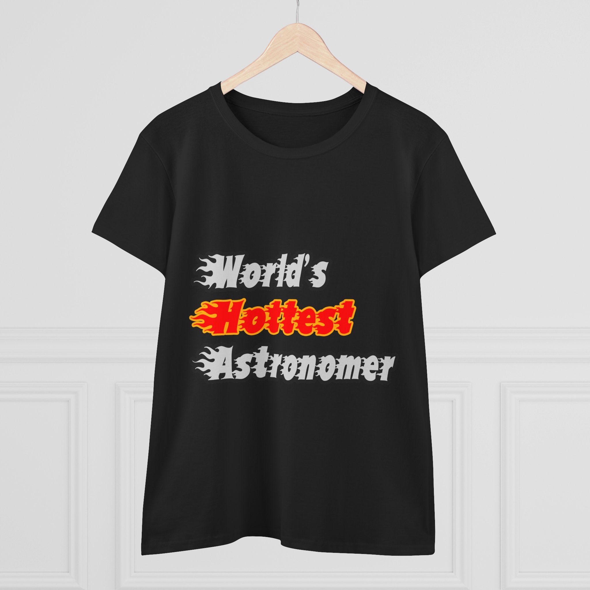 World's Hottest Astronomer - Women's Midweight Cotton Tee