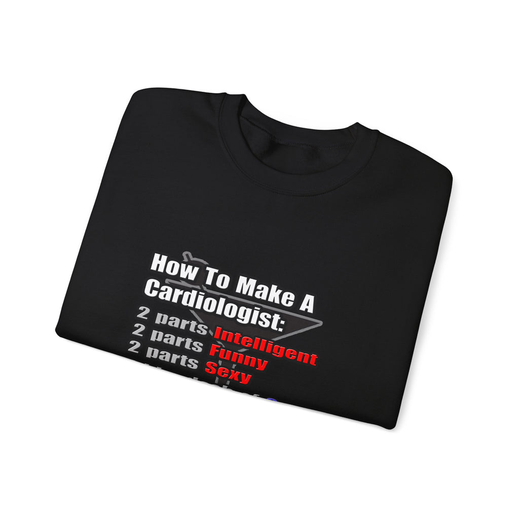 How To Make a Cardiologist - Unisex Heavy Blend™ Crewneck Sweatshirt