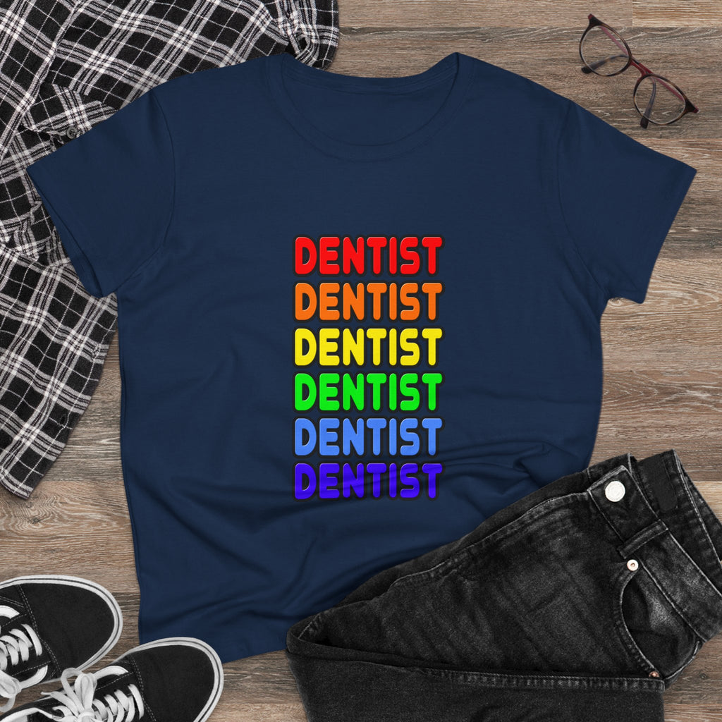 Rainbow Dentist - Women's Midweight Cotton Tee
